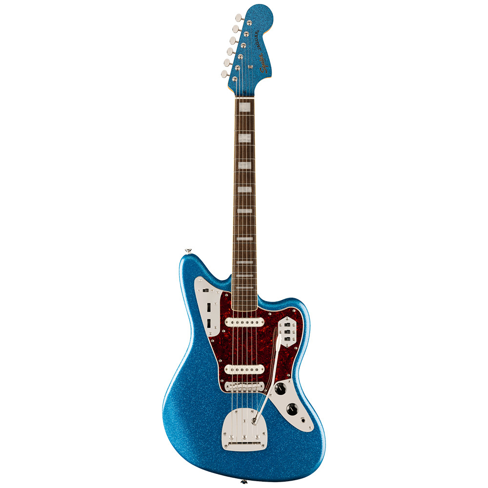 Squier FSR Classic Vibe 70s Jaguar Laurel Klavye TSPG Blue Sparkle